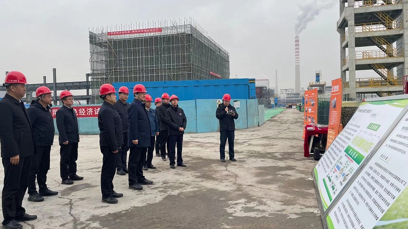 陜西省政協(xié)副主席、榆林市委書記張曉光一行到神木恒穩(wěn)公司調(diào)研指導(dǎo)工作